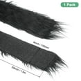 thumbnail image 3 of Uxcell Faux Fur Fabric Precut Strips, 59x4 Inch Plush Faux Fur Fabric Square for DIY Crafts [Black], 3 of 6