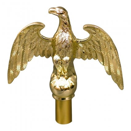 - U.S. Flag Store Plastic Perched Eagle Indoor Flag Pole Ornament