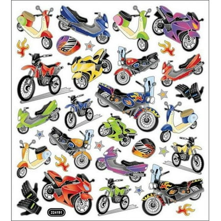 Mania Sticker - Multicolored Stickers-Motorcycle Mania