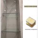 thumbnail image 5 of 4-Pack Glass Clamps for 10mm-12mm Shelves Easy Tool-Free Installation Holder Bracket, 5 of 5