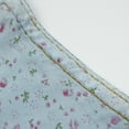 thumbnail image 7 of KIDSCOOL SPACE Baby Girls Skirt,Ripped Soft Strechy Denim Toddler Girls Summer Overalls Dress,Deep Blue,18-24 Months, 7 of 7