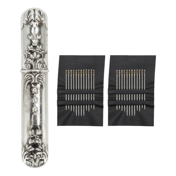 Tubo de caja de agujas, Caja de agujas con caja de agujas de costura Tubo de agujas de coser Durabilidad extendida