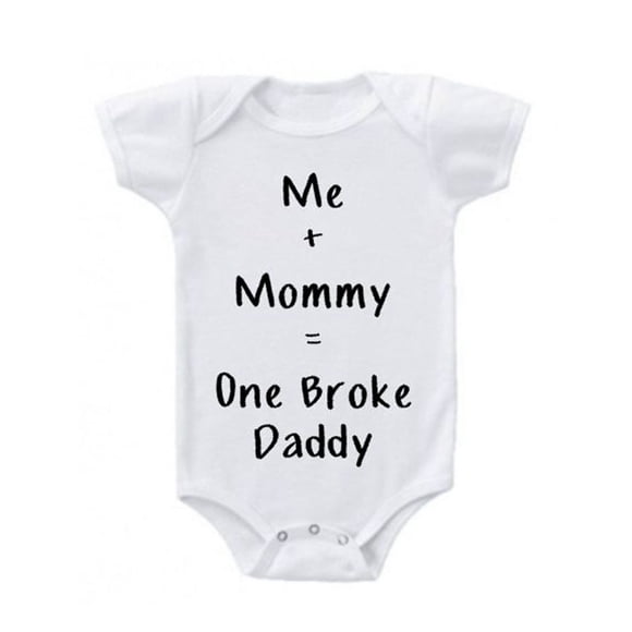 Akiihool Cute Baby Girl Clothes Baby Girls' Long-sleeve Onesies Bodysuits (White,9M)
