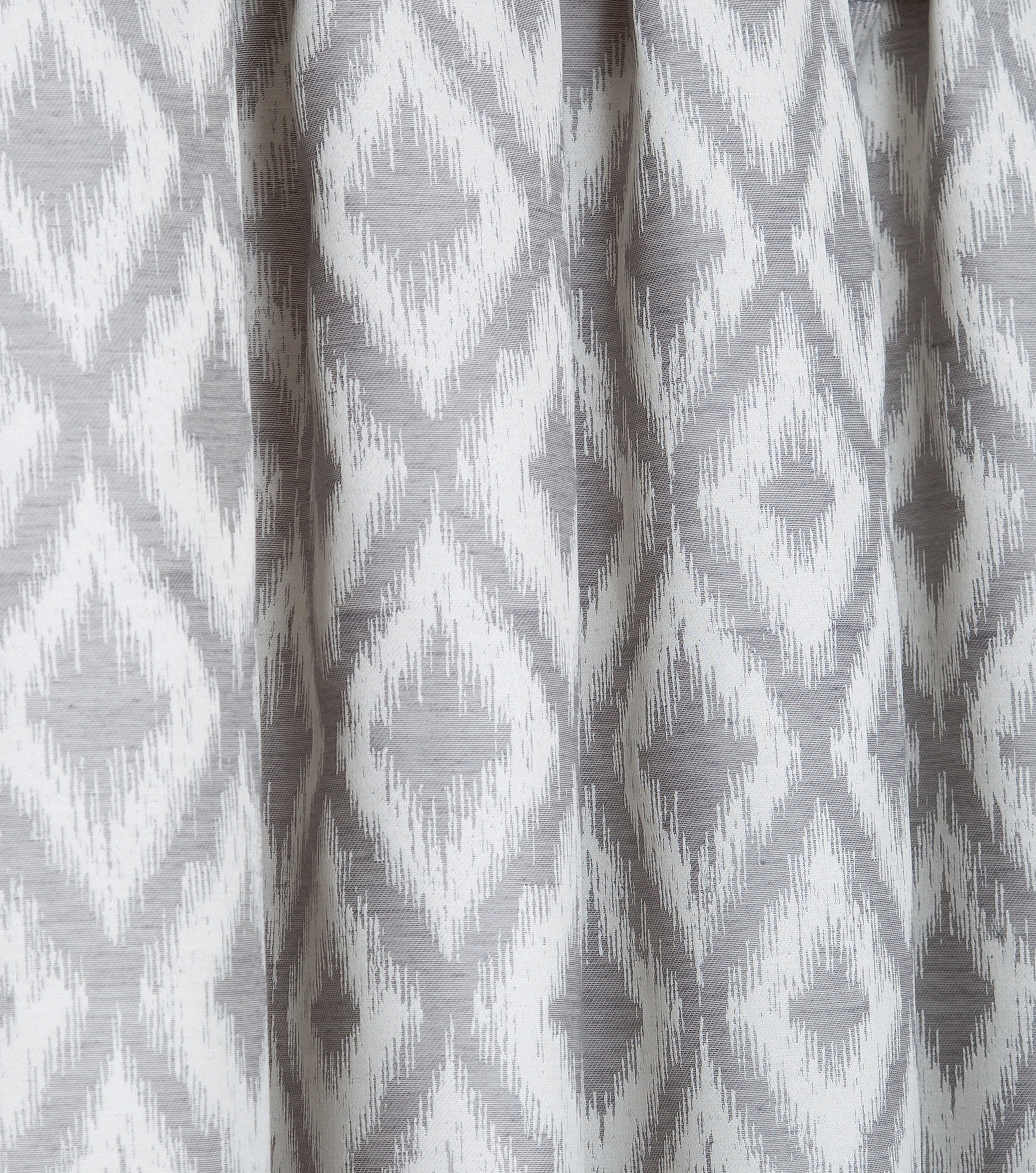 Inspired Surrounding Single Window Panel with Rod Pocket, Grey Jacquard