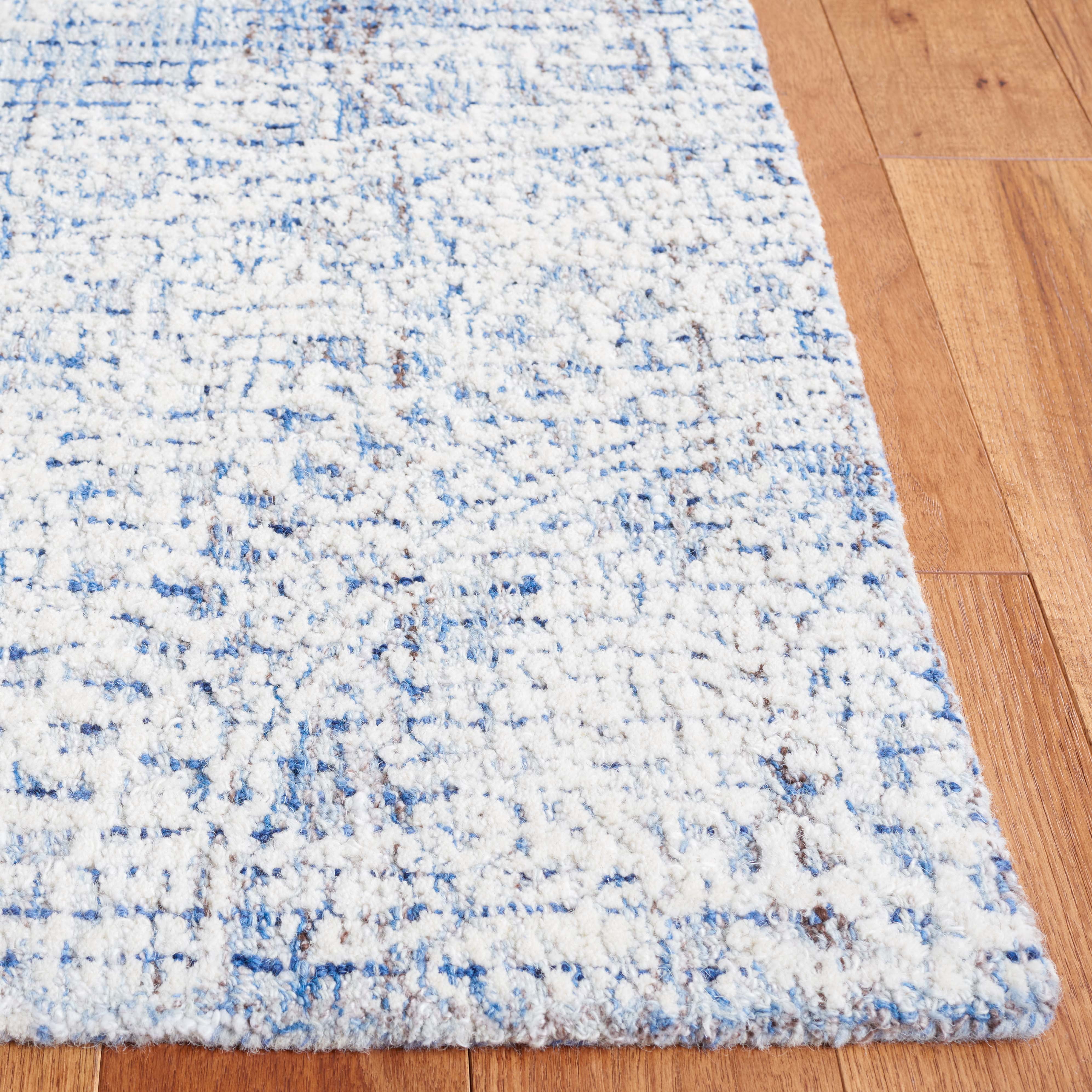 SAFAVIEH Ebony Abby Oriental Area Rug, Blue/Ivory, 8' x 10'