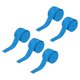 thumbnail image 1 of Cinta para baquetas de 5 piezas, empuñaduras para baquetas, envoltura antideslizante de 1" de ancho y 43" para percusión, azul, 1 of 7