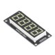 thumbnail image 2 of 4Pcs LED Segment Digital Display Module 4 Bits 7 Segments PCB Clock Module 0.56 Inch MRA172C White, 2 of 5