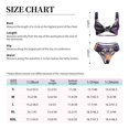 thumbnail image 6 of Honeii Colorful Wolf Head A Print Women’s Bikini Set,Two Piece Swimsuit Bathing Suits,Stylish High Elasticity Swimwear for Beach and Pool, 6 of 7