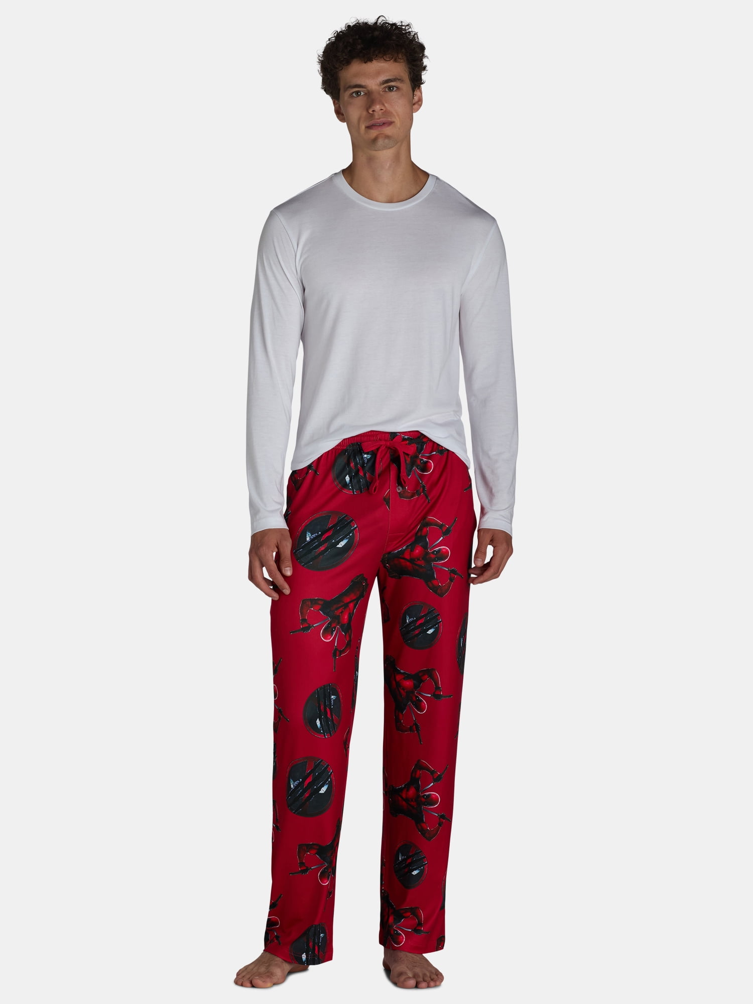 Deadpool Men's Pajama Sleep Pants, Sizes S-3XL