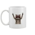 thumbnail image 2 of Funny Raccoon In Sunglasses Mug -Image by Shutterstock, 2 of 3