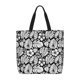 thumbnail image 1 of Disketp Tropical Leaves Bolsa Tote de Lona para Mujer, Bolso de Hombro y Cruzado con Cierre de Cremallera, 1 of 7