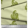 thumbnail image 2 of Soimoi Rayon Fabric Floral & Paisley Block Fabric Prints by Yard 56 Inch Wide, 2 of 3