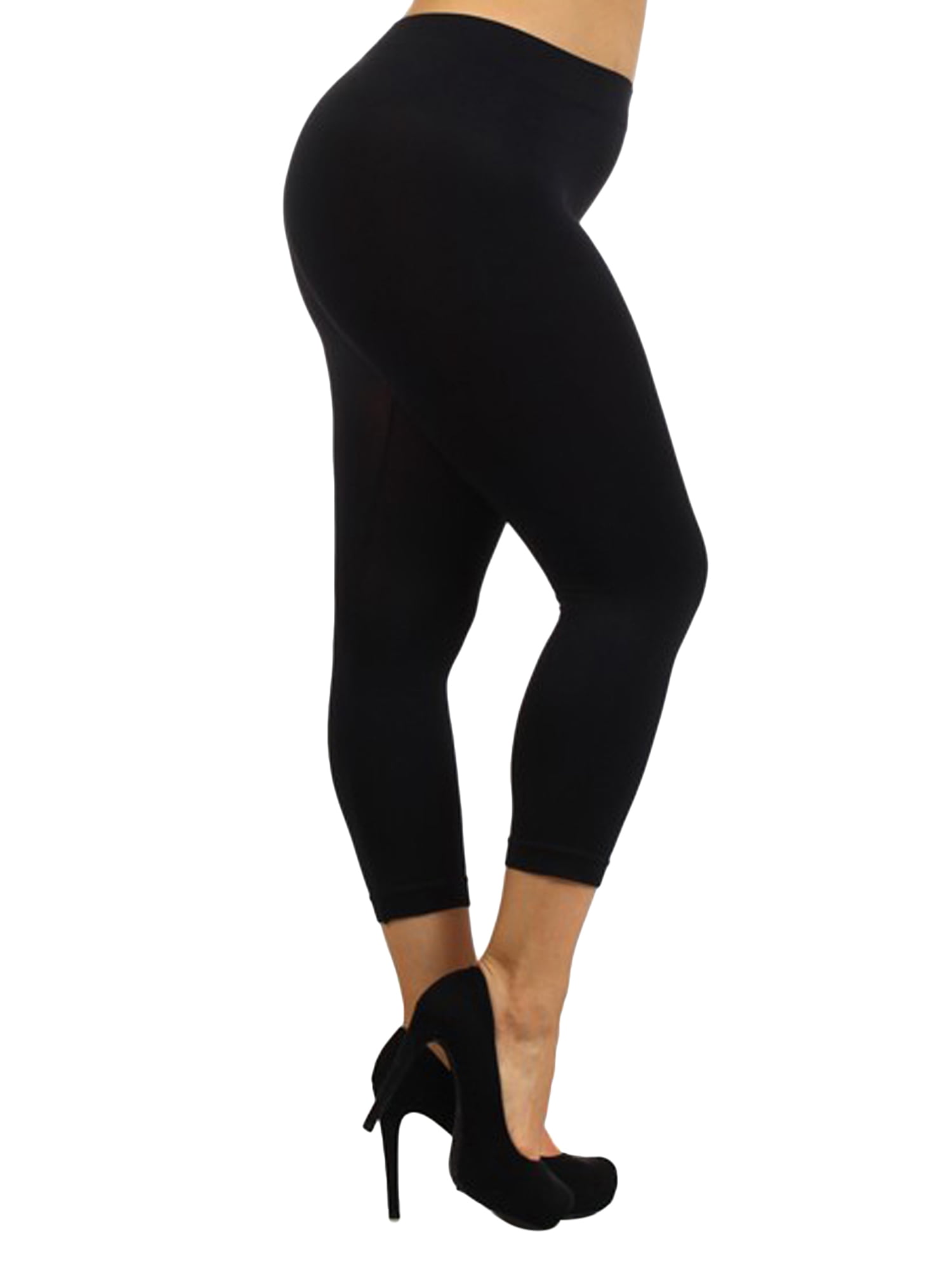 Seamless Capri Womens Leggings 