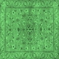 thumbnail image 1 of Ahgly Company Indoor Square Persian Emerald Green Traditional Area Rugs, 6' Square, 1 of 4