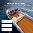 thumbnail image 6 of Favory Foam Boat Flooring Decking Sheet Marine Mat Non-Slip and Self-Adhesive Flooring for Motorboat RV Yacht Kayak Swimming Pool Sea Deck Pad, 6 of 8