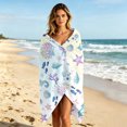 thumbnail image 4 of SUYOLL Large Microfiber Beach Towel Seashell Theme Quick Drying Sand Resistant Soft Travel Bath Towel For Adults Suitable For Beach Pool And Outdoor Activities, 4 of 6