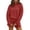 Red 01, variant on Going Out Tops for Women Striped 2 Piece Loungewear Set, Crew Neck Long Sleeve Loose Top & High Waist Drawstring Wide Leg Shorts, Ribbed Knit Matching Co-ord Matching Sets Women Clothing