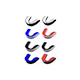 thumbnail image 1 of 8 Piezas Moldeable Deportivo Silicona Protector Bucal Adulto, 1 of 5