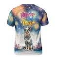 thumbnail image 2 of Happy New Year with Australian Cattle Dog Fireworks Holiday Xmas Winter 2025 All Over Print 3D Shirt Unisex Merch Heeler Lover Gifts - 00025, 2 of 6