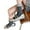 Grey, variant on Embroidered Glitter Socks for Fashion Double Needle Mid Crew Casual And Dressy Hosiery Yoga Socks for Men