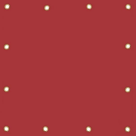 Heavy Duty Tarp in Multiple Sizes, 18 OZ Tarps Vinyl Coated PVC at The Front Side & Diamond Finished at Backside. Waterproof, Weather and 100% UV Resistant Large Tarpaulin. Red - 6' x 10'