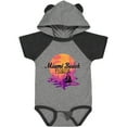 thumbnail image 3 of Inktastic Miami Beach Florida Vacation Sunset Girls Baby Bodysuit, 3 of 5