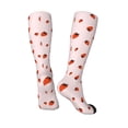 thumbnail image 4 of Haiem Strawberry Socks, Funny Novelty Crazy Design Cotton Socks Sports Socks Knee High Socks For Men, Women,1Pairs - Gift For Working Friends, 4 of 9