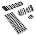 thumbnail image 2 of Accelerator Brake Foot Pedal, Stainless Steel Fuel Gas Brake Pads Set Replacement For  C E S GLC GLK SLK CLS SL Class, 2 of 8
