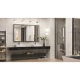 thumbnail image 3 of Keonjinn Black Framed Mirror for Bathroom 48 x 30 inch Large Rectangular Matte Black Vanity Mirror, Modern Wall Mounted Home Decor, 3 of 7