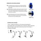 thumbnail image 4 of Máscaras de buceo Tubo de respiración de esnórquel Conjunto de gafas antivaho Adulto para amarillo JShteea Para Estrenar, 4 of 9