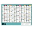 thumbnail image 2 of 2026 Yearly Wall Calendar, 29x20 Inch Large 2026 Calendar, 2026 Wall Calendar 12 Month, Wall Decor for Study School Tasks Mental Planning Home Exercise Workout, 2 of 7