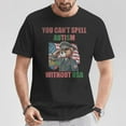 thumbnail image 2 of You Can't Spell Autism Without USA T-Shirt – Autism Awareness Pride Tee, Neurodiversity Support Shirt, USA Flag Design Casual Unisex, 2 of 3