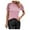 W217 Pink, variant on Angala Ladies Top Lace Crew Neck Short Sleeve Graphic Print Blouse Summer Slim Fit Soft Fashion Womens T Shirts Size L Khaki