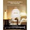 thumbnail image 4 of Lampara de Pared, Juego de 2 Apliques de Pared Recargable y Inalámbricas, Madera LED Iluminación de Pared Magnético 360° con Control Remoto y Táctil, 3 CCT, 5 Niveles 15 Colores RGB, Haya Blanca, 4 of 9