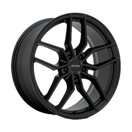 Petrol Aluminum Rim P5C 17X8in Matte Black Finish, 1780P5C355120M76