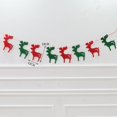 thumbnail image 1 of Bandera de fieltro para decoración navideña, colgante de árbol de Navidad de fieltro, bandera de Navidad con letras no tejidas, 1 of 5