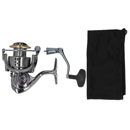 Gueiykk TW Fishing Reel Metal Spinning Fishing Reel with Grip 5.5:1 Aluminum Alloy Fishing Wheel for Saltwater Freshwater