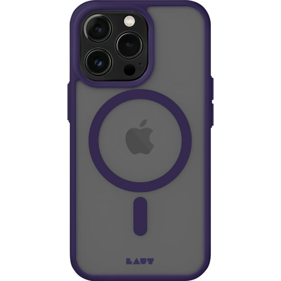 LAUT iPhone 14 and iPhone 14 Pro 6.1" Phone Case | 14 ft drop protection | IMPKT Cell Technology | Antimicrobial Casing | iPhone Color Matching | Compatible with Magsafe | Lavender
