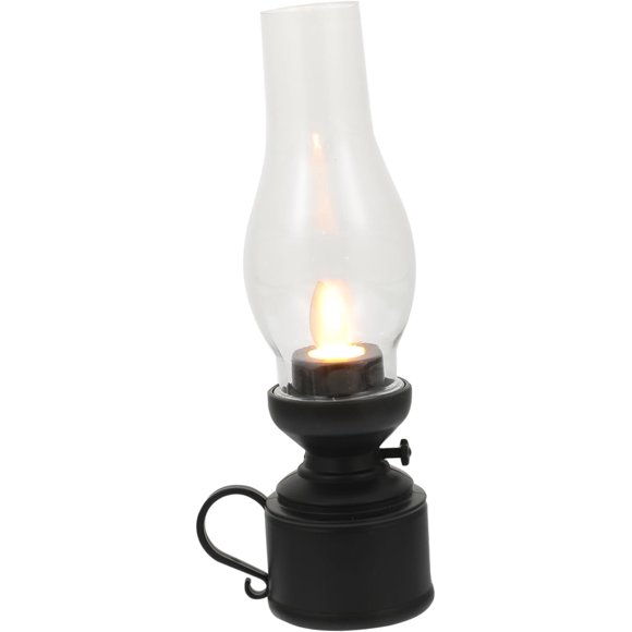 Lampara De Queroseno Led Vintage Decorativa Luz De Efecto Tembloroso Para Decoración Del Hogar y Fotografía
