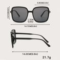 thumbnail image 5 of Gafas De Sol clásicas para hombre y mujer, lentes con espejo UV400, 3 pares, 5 of 5