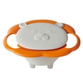 thumbnail image 1 of Clearance Bowls, Bowl Antioverflow For Children With Rotation 360 Lid Material Insurance Bowl Magical 360 Degree Rotation For Children, White-A7, 1 of 7
