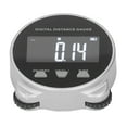 thumbnail image 4 of Digital Measuring Tape, ABS Electronic Rolling Ruler 199.999m Multifunctional Long Battery Life Silver Black  For Curve For Circle, 4 of 8