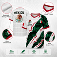 thumbnail image 3 of 2026 Mexico Aztec Calendar Style Soccer Jersey, Men’s V-Neck Short Sleeve Fan Shirt for Game Day, Training, Travel, and Casual Wear, 3 of 12