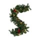 thumbnail image 2 of Decoraciones navideñas, adornos navideños, regalos navideños, coronas navideñas, coronas navideñas artificiales de ratán verde para decoración navideña, caña verde, 2 of 6