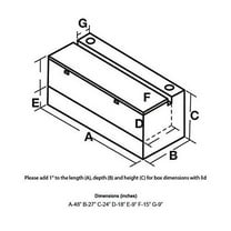 UWS/United Welding Services TT-75-L-T/P-BLK UWSTT-75-L-T/P-BLK UWS ALUMINUM TRANSFER TANK 75 GALLON L-TANK BLACK Fits select: 2015-2016 FORD F150, 2017-2023 CHEVROLET SILVERADO