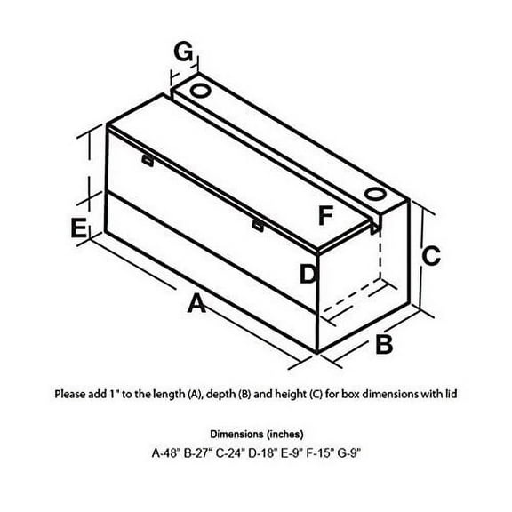 UWS/United Welding Services TT-75-L-T/P-BLK UWSTT-75-L-T/P-BLK UWS ALUMINUM TRANSFER TANK 75 GALLON L-TANK BLACK Fits select: 2015-2016 FORD F150, 2017-2023 CHEVROLET SILVERADO