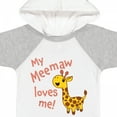 thumbnail image 4 of Inktastic My Meemaw Loves Me Cute Giraffe Boys or Girls Baby Bodysuit, 4 of 5
