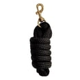 thumbnail image 4 of Cuerda de guía para caballos, enganche rápido para cabezada, rienda de entrenamiento, paseo, exhibición, correa resistente negro, 4 of 9