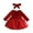 a-Red14762, variant on VNKIDY Girls Dress Toddler Festive Solid Color Long Sleeve Dress Velvet Bodice Skirt With Heart Details Ruffled Trim Matching Bow Headband For Holiday Celebrations Fashionable Dress