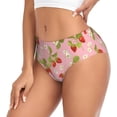 thumbnail image 2 of Balery Strawberry Floral Ropa Interior de Algodón para Mujer con Dibujo – Braguitas Cómodas y Elásticas, Estilo Clásico-Small, 2 of 6